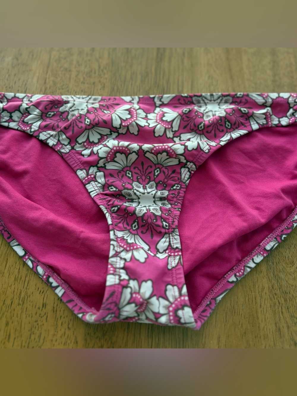Converse Hot Pink Floral Swim Bottom